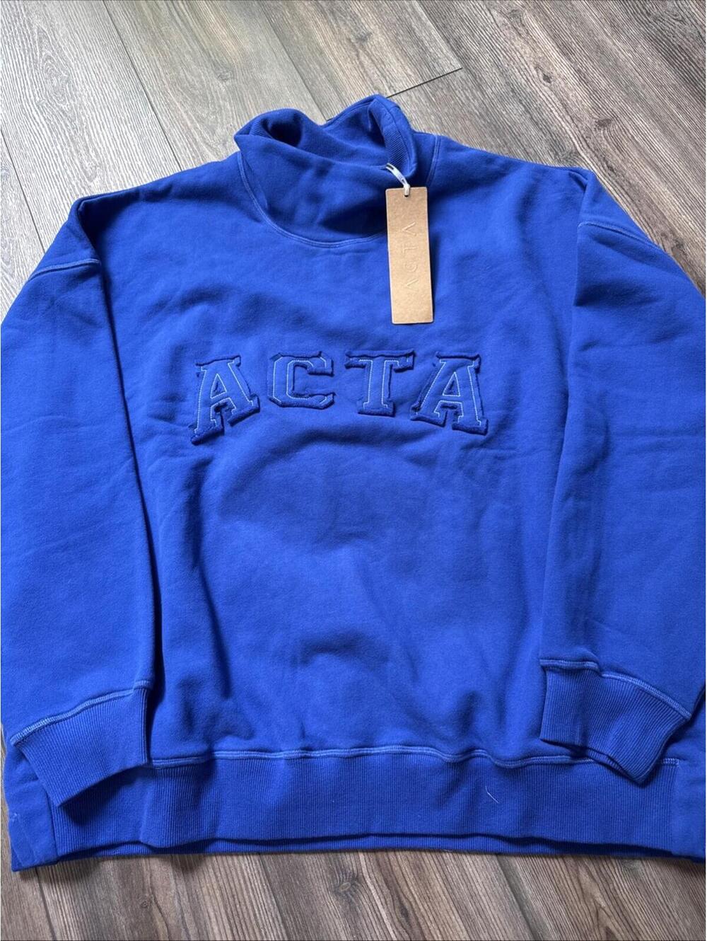 ACTA Cobalt Blue Mockneck Size L/XL. NWT